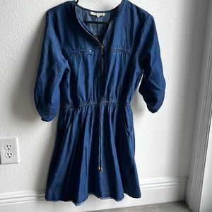 Denim blue dress